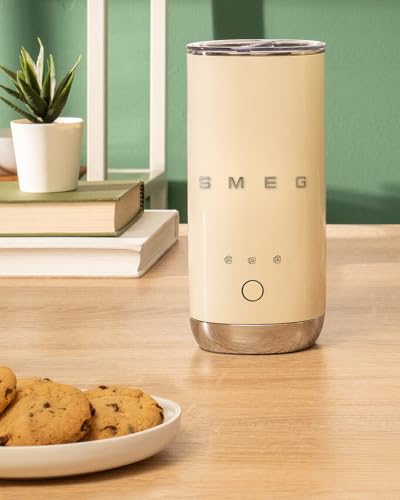 SMEG MFF02 Retro Style Mini Electric Milk Frother – Aut...