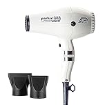 Parlux 385 Powerlight Ceramic & Ionic 2150W Hair Dryer, White