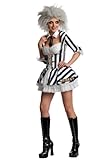 Dé algo de vida a su vida de ultratumba con este disfraz de Beetlejuice para chica.