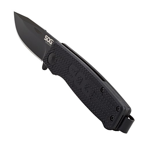 Sog Specialty Knives & Tools Tm1002-Bx Slip Joint Folding Knife, 3", Black #TOP2