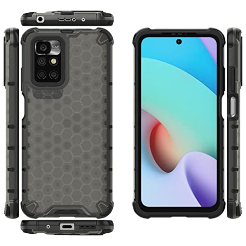 Image of Glasgow Back Case Cover Designed for Mi Redmi 10 Prime - Black