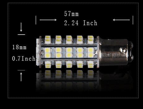 Best To Buy (6-Pack) Ba15D 1076 1142 High Bright Car Led Bulb 68-5050Smd Dc 12V Warm White #TOP4