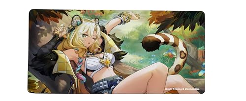Credit Printing & Merchandise | Genshin Impact | Natlan & Fontaine Characters | XXL Mouse Pad (280 x 580 x 3 mm) Gaming, Office, Personal Use|Fanmade (Xilonen)
