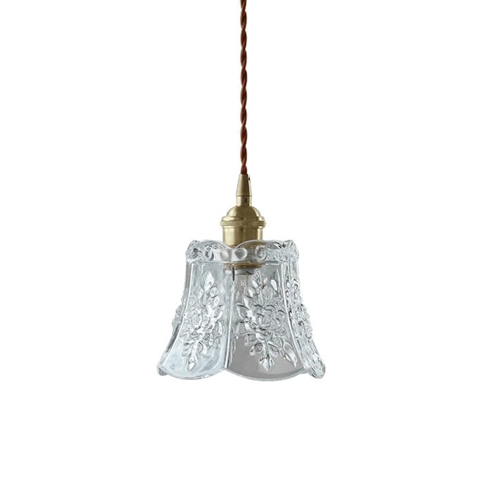 Lámpara colgante de flor para comedor y cocina con luz de techo acogedora