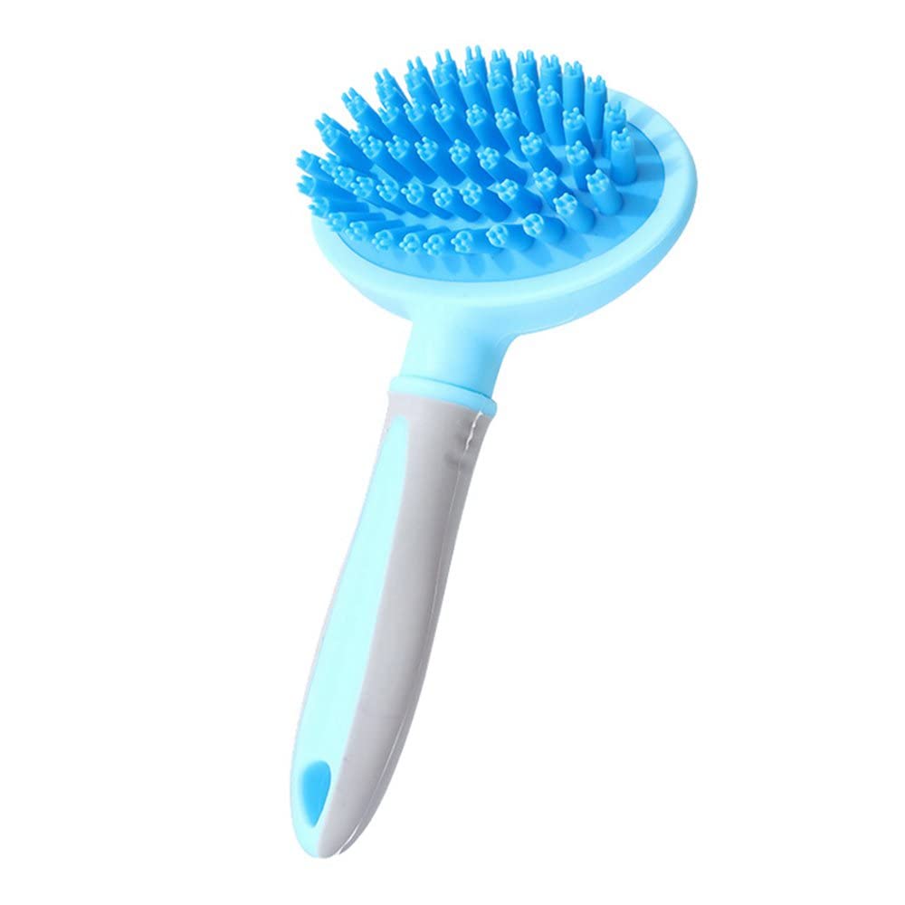 Foodie Puppies Pet Massage Rubber Bath Glove for Dogs, Cats, Rabbit, & Hamster | Grooming Shampoo Washing Soothing Bristles Hand Brush Comb - 1 Piece (Handle Brush) (B0C4LHDMR9) Amazon Price History, Amazon Price Tracker