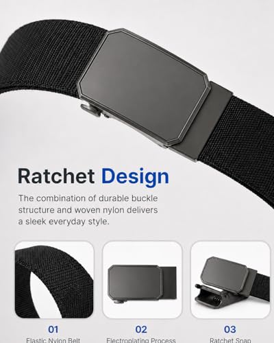 Image of Mens Belt, Tactical Military Utility Rigger Work 1.25 Inch Belts for Men Women with Quick Release Buckle