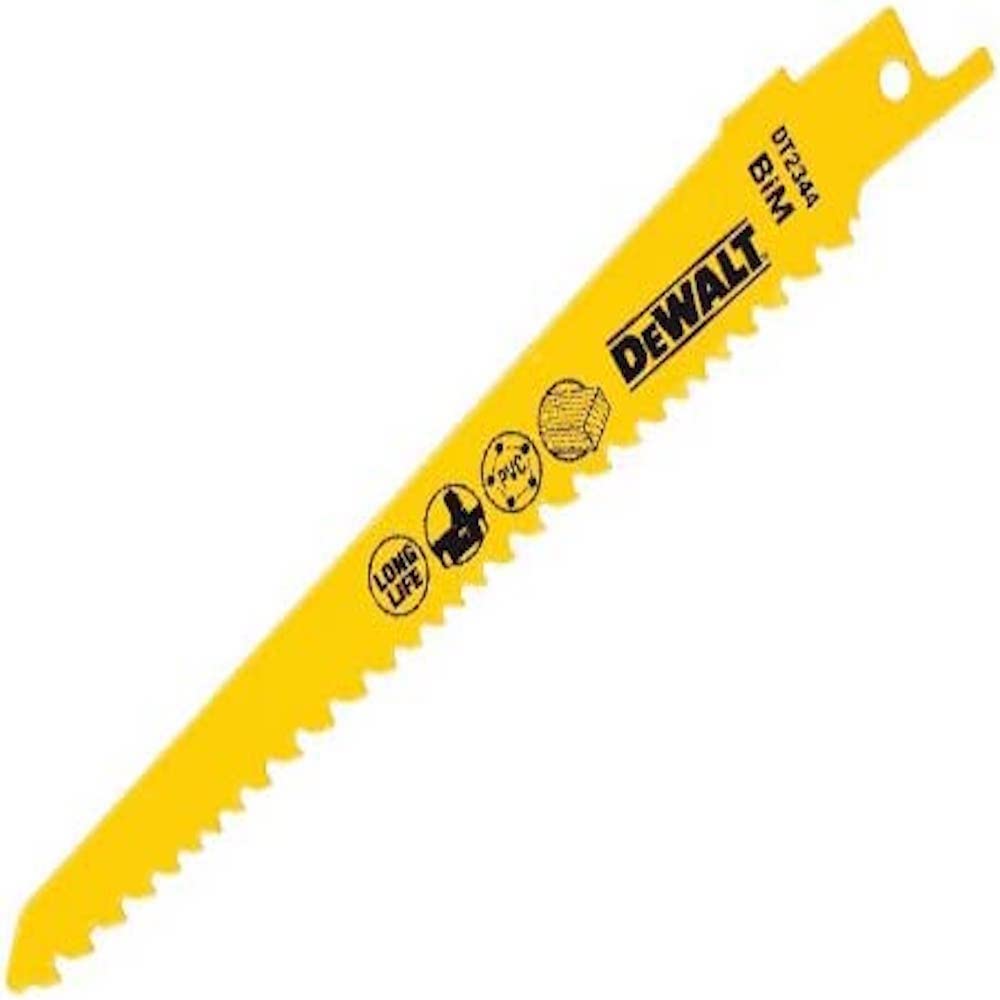 Dewalt, Lama Per Sega Orizzontale, Lama Bi, Metal, 152 X 3,6, 5,1 Mm, 5 Pezzi - 4