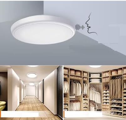 QAWACHH Round VOICE CONTROL 20 Watts Led Ceiling Light, White, Round, (Pack of 1)