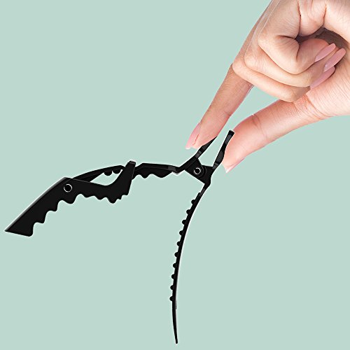 Xtava Styling Hair Clips For Women - 12 Pcs Professional Plastic Hair Sectioning Clips - Durable Alligator Hair Clip With Nonslip Grip And Wide Teeth For Easy Styling Of Thick And Thin Hair #TOP4