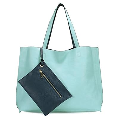 baby blue tote bag