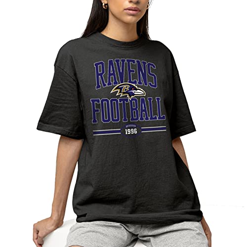 Camiseta Baltimore Ravens NFL cómoda y duradera para evitar prendas que pierden el color 3