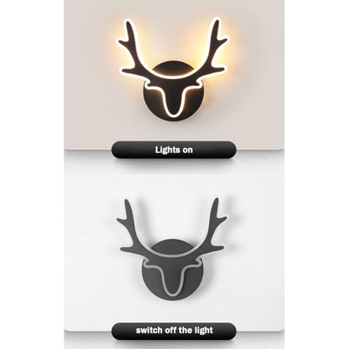 LED Cabeza de Ciervo Apliques de Pared Modernos 3000K 4000K 6000K Regulables 5