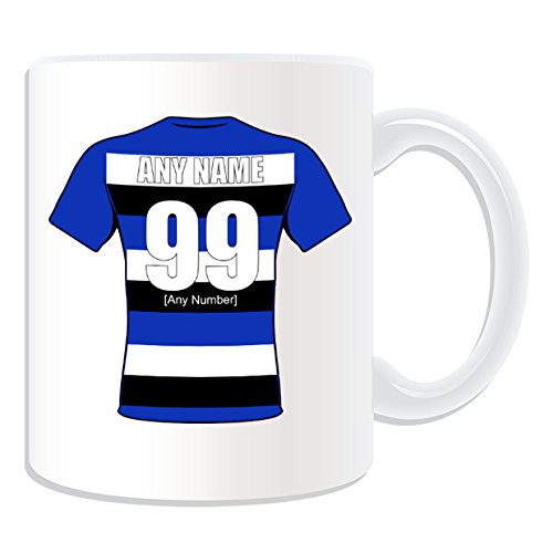Tazza Personalizzata Unigift – Bristol Rugby Club E Testi A Scelta, Grande Capacità, Ceramica Lucida