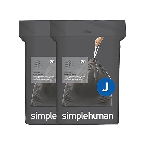 simplehuman Code J 40 Odoursorb Bin Liners Cover