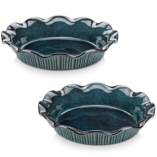 vancasso Stern Ceramic Pie Pan, 9 inch Pie Pans...