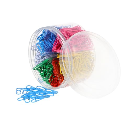 Jewedeco Bunte Büroklammern 450 Stück