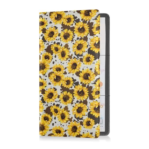 Passport Holder Women Music Lover Dinosaur Childish Cute PU Leather Covers Travel Accessory 5.7 x 4.3in