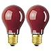 Produktbild NCC-Licht 2 x Glühbirne 11W ROT E27 11 Watt Glühlampe Glühbirnen Glühlampen