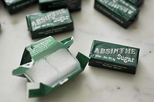 Absinthe Sucre Wrapped Packaged Sugar Cubes, 20 Packets (40 cubes) - Thumbnail 2