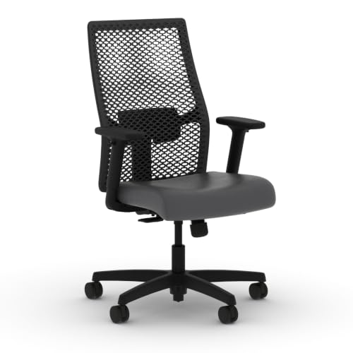 Image of HON Ignition 2.0 ReActiv Ergonomic Office Chair, Lumbar Support, Graphite