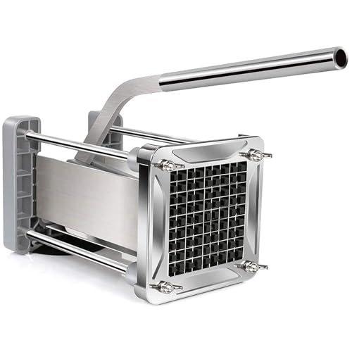 Sopito Pommesschneider Edelstahl Professioneller, Pommes Frites Schneider French Fries Cutter mit...