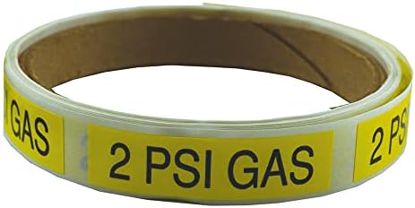 100 RL GAS LINE MARKING LABELS