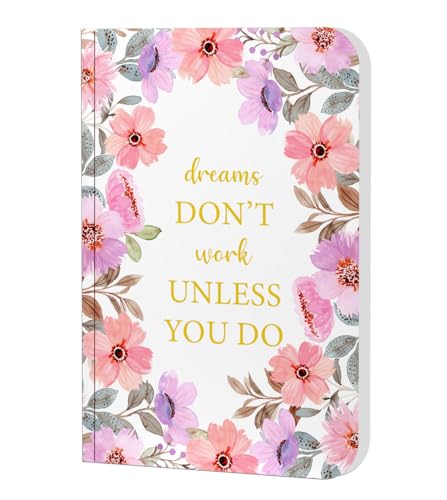 Image of AccuPrints A5 Premium Soft Bound Notebook Diary for Girls and Women (144 Ruled Pages with planner, 80 GSM) Parent (Dream Don't work Notebook)