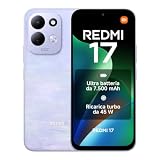 REDMI 17, Smartphone 4+128GB, Viola Loto, Batteria 7500 mAh, Ricarica 45W