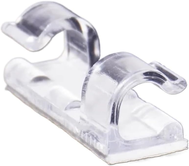 Cable Clearance Clip Self Adhesive Wall Hook Pass Electric Wire Arrangement Transparent Car Fixing Clamp Organizer