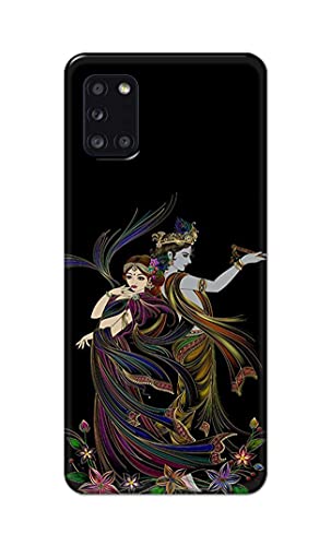 Image of Lord Radha and Krishna Hard Back Case Cover for Samsung Galaxy A31, SM-A315F / DS, SM-A315G / DS Back Cover -(J5) VNS2223
