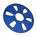 10.5 Inch Takeup Reel, Empty Reel to Reel Tape Small Hub, 6 Hole Nab Reel Hub Adapter, Aluminum Alloy Universal Opening Machine Part Sound Tape Takeup Reel (Blue)