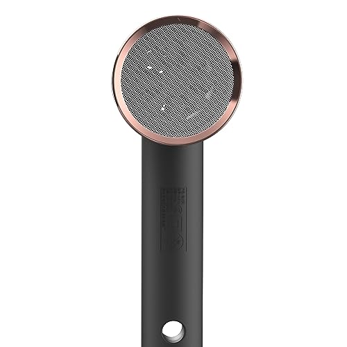 Funtin Hair Dryer, Blow Dryer With Diffuser Brush Comb For Women 4C Thick Curly Hair 1800W-Professional Black #TOP3