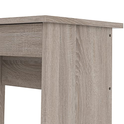 Tvilum 5 Drawers Desk, Truffle #TOP6