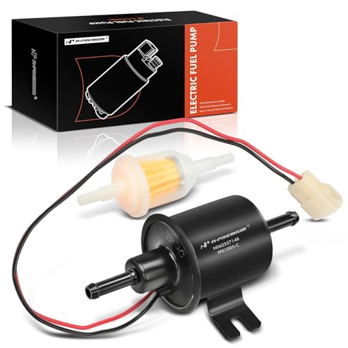 A-premium 12v Universal Electric Fuel Pump Low Pressure Gas Inline 4-7 Psi He...