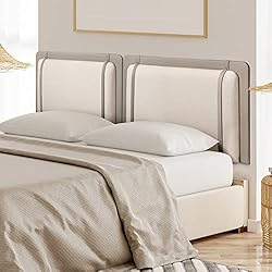 Wall mounted floating headboard 