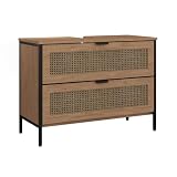 Vicco Waschbeckenunterschrank Linara, Eiche/Schwarz, 80 x 59 cm