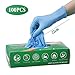 Produktbild Slimerence Medical Nitril Einweghandschuhe Puderfrei Strukturierte Lebensmittel Chemische Haushaltsindustrie Blue Box of 100 Blau XL