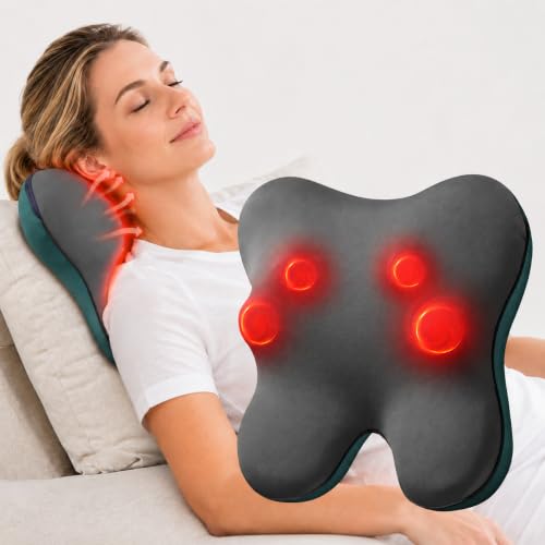 Image of BOB AND BRAD Back Massager with Heat FSA Eligible /HSA Eligible, EZBack Corded Back Massager for Pain Relief Deep Tissue, Shiatsu Back and Neck Massage Pillow, Soothing Full-Body Relief for Women Men