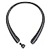 LG TONE FREE HBS-F110 Wireless Bluetooth Earbuds with Charging Neckband – Black