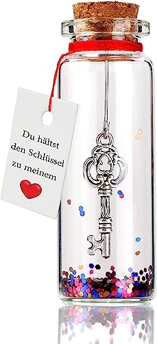 VELENTI® Liebe Geschenk für Sie mit Holzrahmen - Partner und Pärchen Geschenke für Frauen und Männer als Hochzeitstag, Jahrestag Geschenk für Sie und Ihn - Dekoartikel and Dekorative Kugeln