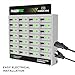 pagertec Cubby 28 Bay Cell Phone Charging Station Locker, Digital Pin Activated Locking Bays USB Charging Station, Easy Setup - Wall Mounted or Floor Standing, All Type Charging Cables