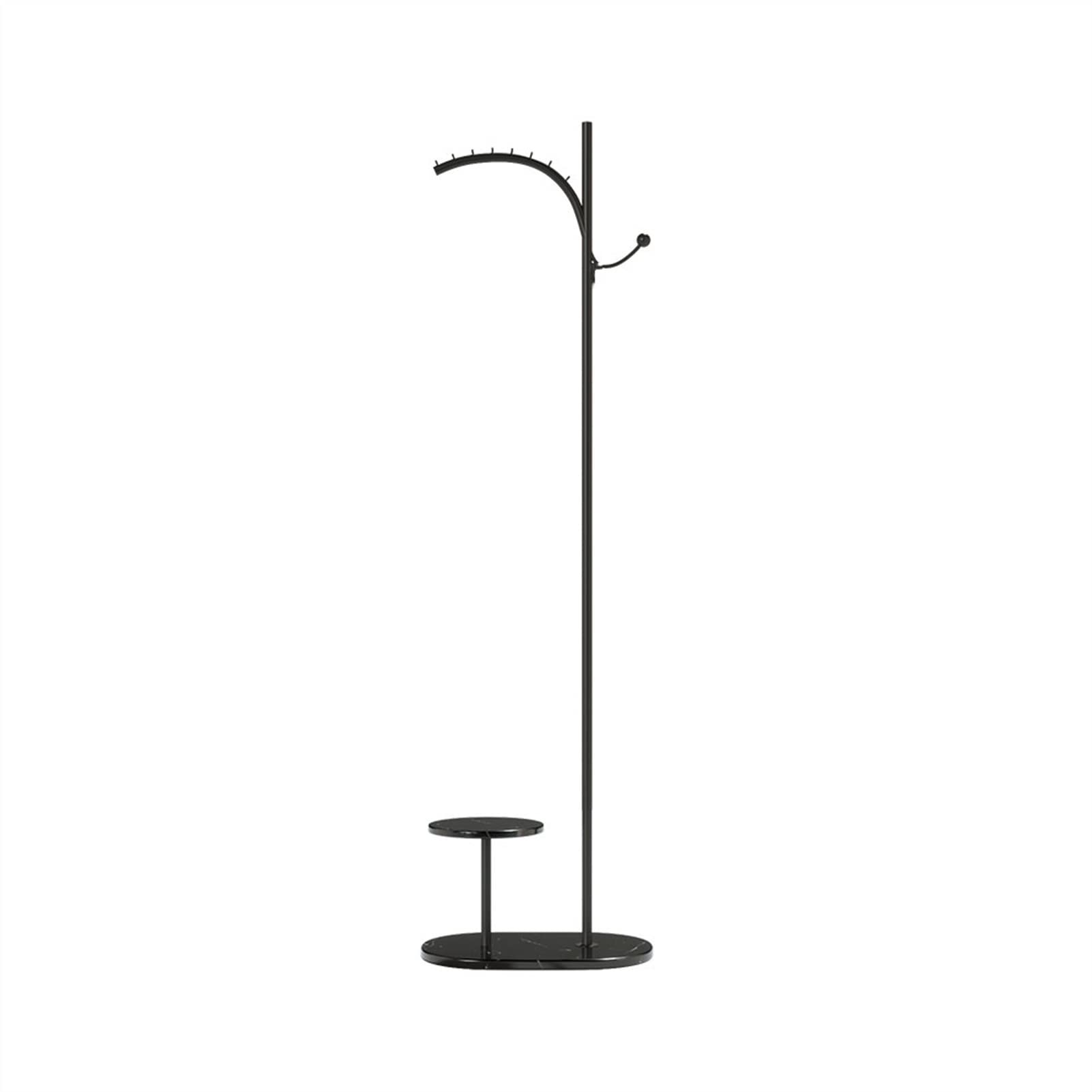 AHGFTYRDT Coat Rack Freestanding Coat Rack Freestanding Metal Coat Rack Vertical Entrance Hall Tree Hat Wallet Coat Hanger Entrance Floor Hanger Hall Tree