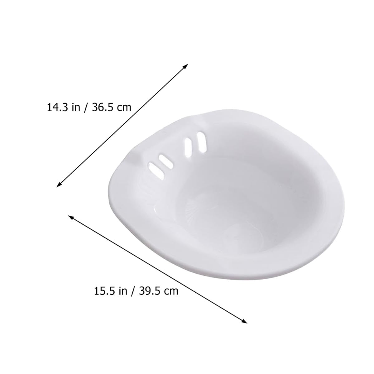 Generisch Postpartal Sitzbad für Frauen - Wide Edges, Anti-Spill, Durable, Wall Support - Passend für alle Toiletten, perfekt für Intimpflege und Erholung nach der Geburt