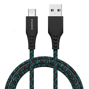 Staunch Bolt S1 Rugged Polyester Braided Unbreakable Micro Usb Fast Charging Cable For Personal Computer, Smartphone…