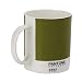 Whitbread Wilkinson Pantone Bone China Mug, Olive Green