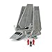STAR WARS Micro Galaxy Squadron Imperial Shuttle - 7-Inch Starship Class Vehicle with Three 1-Inch Micro Figure Accessories