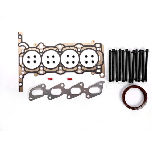 Image of KAX Head Gasket Set Timing Chain Kit Compatible with Chevrolet Cruze 2011-2015, Trax 2015-2021, Buick Encore 2013-2021, Cruze Limited 2016, Sonic 2012-2020 1.4T, OE# HS26540PT-1, HS54898, HSCV001