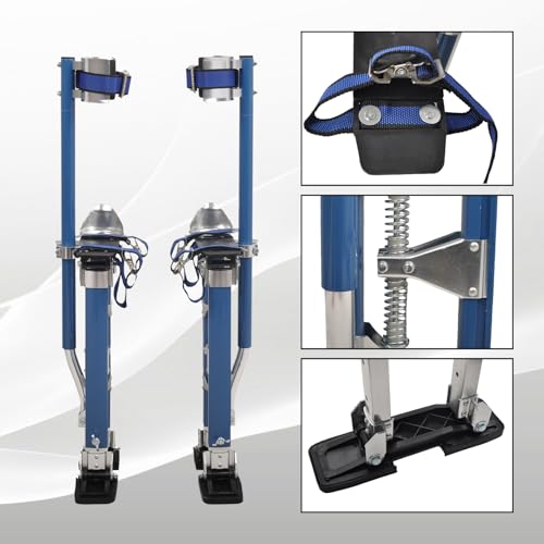 image for TBAPFS Drywall Stilts 18-30 Inch Height Adjustable Lifts Aluminum Tool