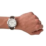 Fossil Men's Grant Quartz Stainless Steel and Leather Chronograph Watch - Image 4
