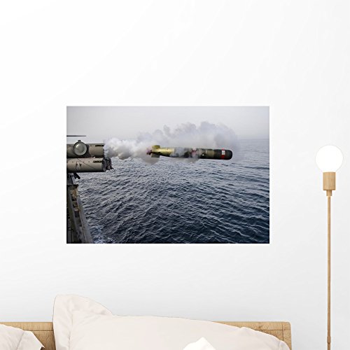 Mk 54 Mod Torpedo Wall Mural by Wallmonkeys Peel and Stick Graphic (18 in W x 12 in H) WM108128
